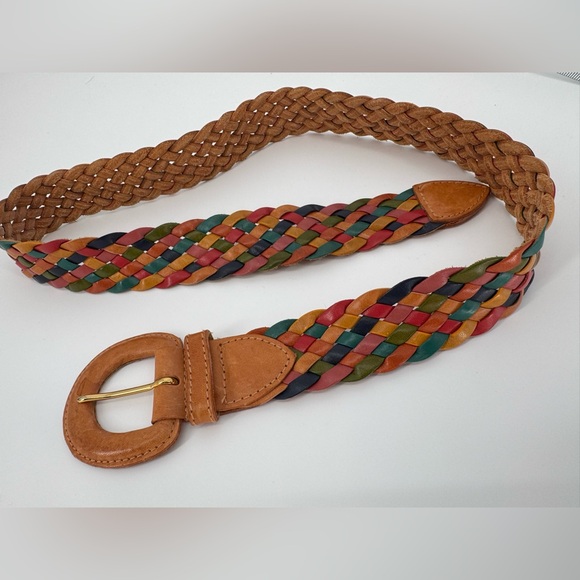 Multi-Color Weave leather Belt Bohemian Western Colorful
1 3/4" x 36 - Picture 3 of 5